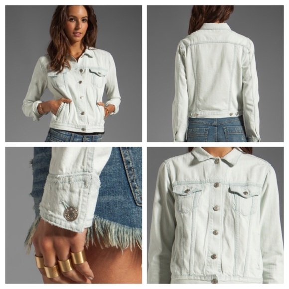 rag & bone Jackets & Blazers - Rag & Bone Light Wash Denim Jacket